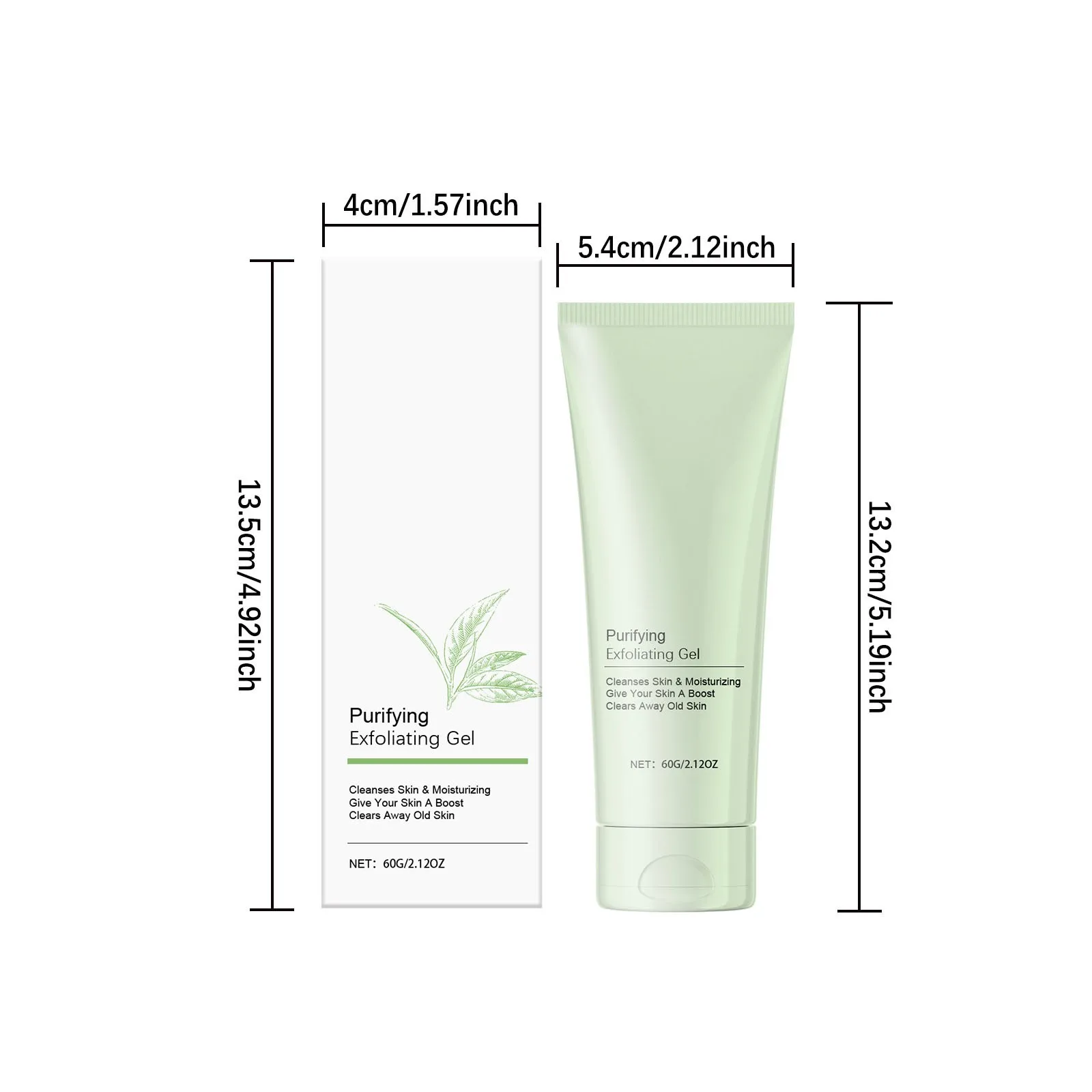 1/2/5 шт. Очищающий Отшелушивающий гель для лица