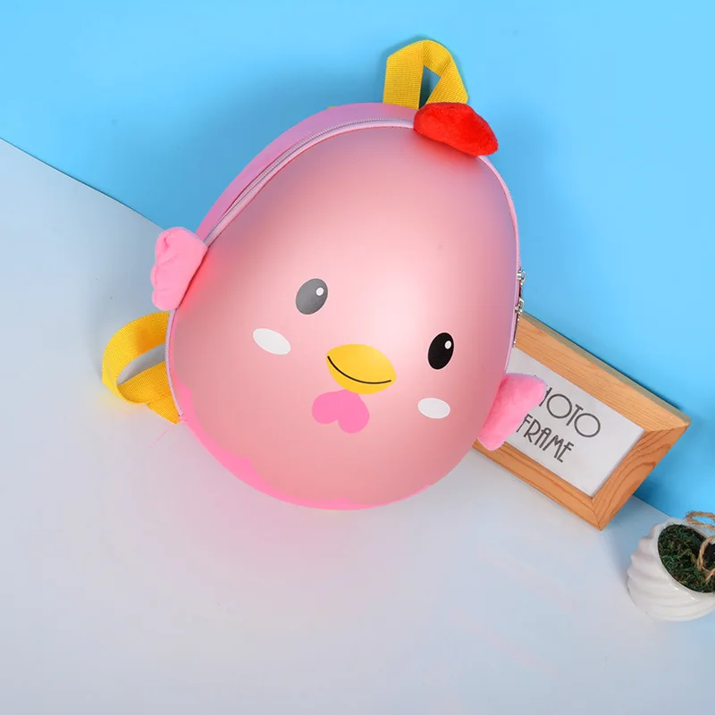 Children Cute Backpack In Kindergarten Baby School Bags Cartoon Chicken Eggshell Bag Girls Boys Backpack
