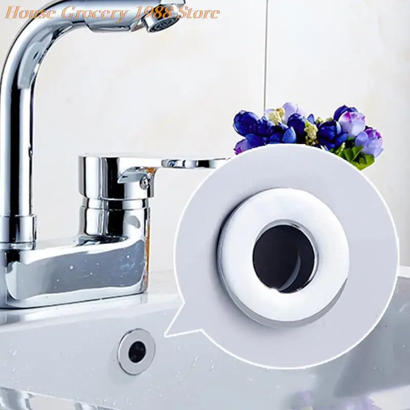 

Латунная крышка для смесителя раковины в ванную комнату, Латунная вставка с кольцом на 6 футов, сменная крышка с отверстием, хромированная о...