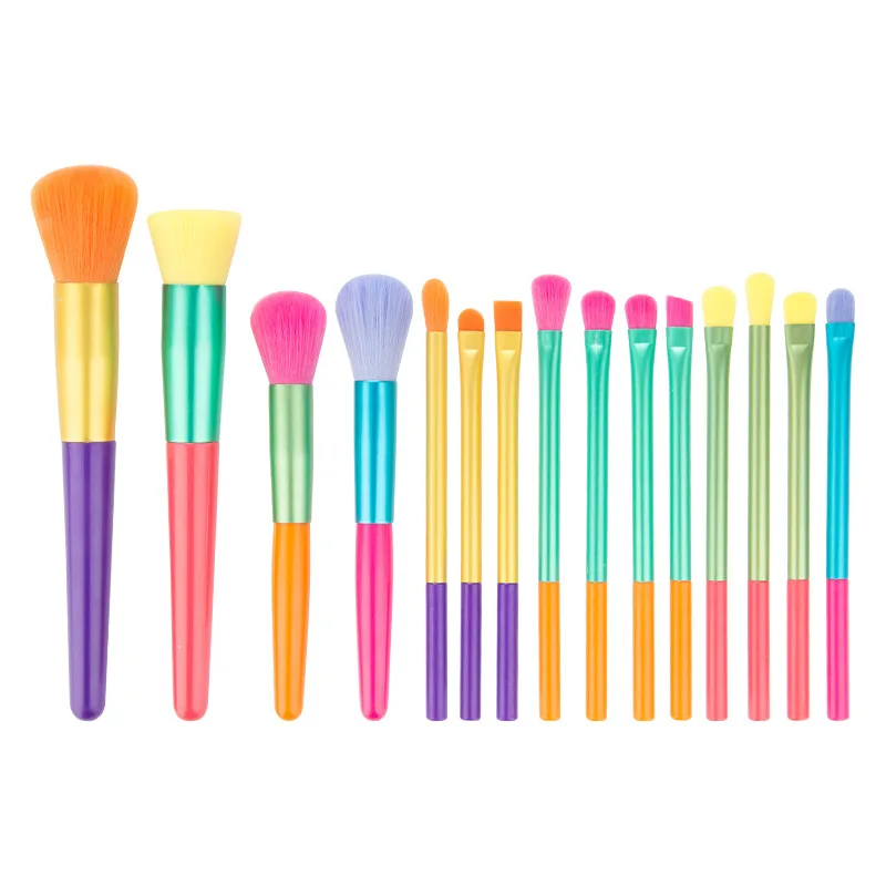 

15PCS Makeup Brush Full Set of Portable Makeup Brush Foundation Eyeshadow Make Up Brush Set Blush Professional Beauty Tools