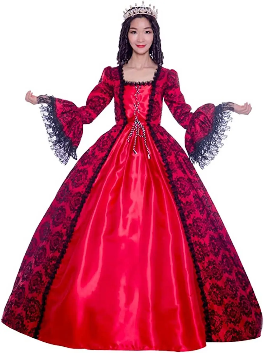 KEMAO 18th Century Renaissance Historical  Period  Evening Dresses High-end Court Rococo Baroque  Marie  Antoinette Ball Gown