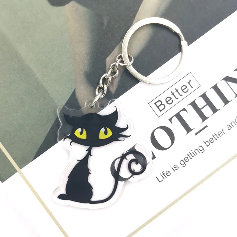 

Cats Credit Card ID Holder Bag Student Women Travel Bank Bus Business Card Cover Badge Accessories Gifts keychain holder