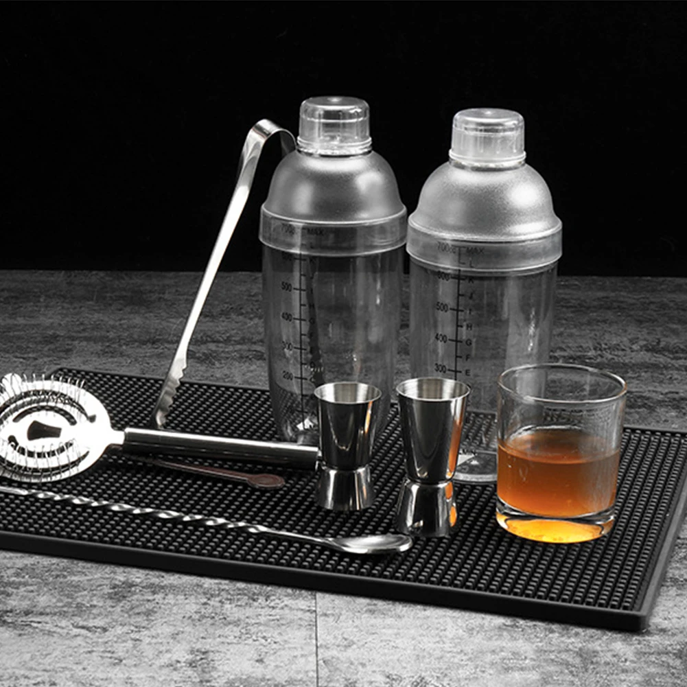 

Anti-slip Bar Rubber Mat PVC Pad Coaster Kitchen Placemat Insulation Cup Mug Set Beer Whiskey Waterproof Bar Accessories