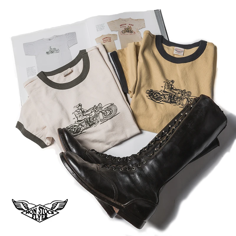 Футболка мужская приталенная с коротким рукавом и графическим принтом