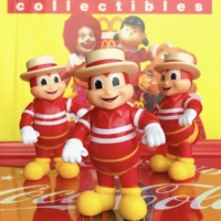bandai jollibee fast food restaurant doll toys desktop decorations collection gifts surprise movable joints action figures toys