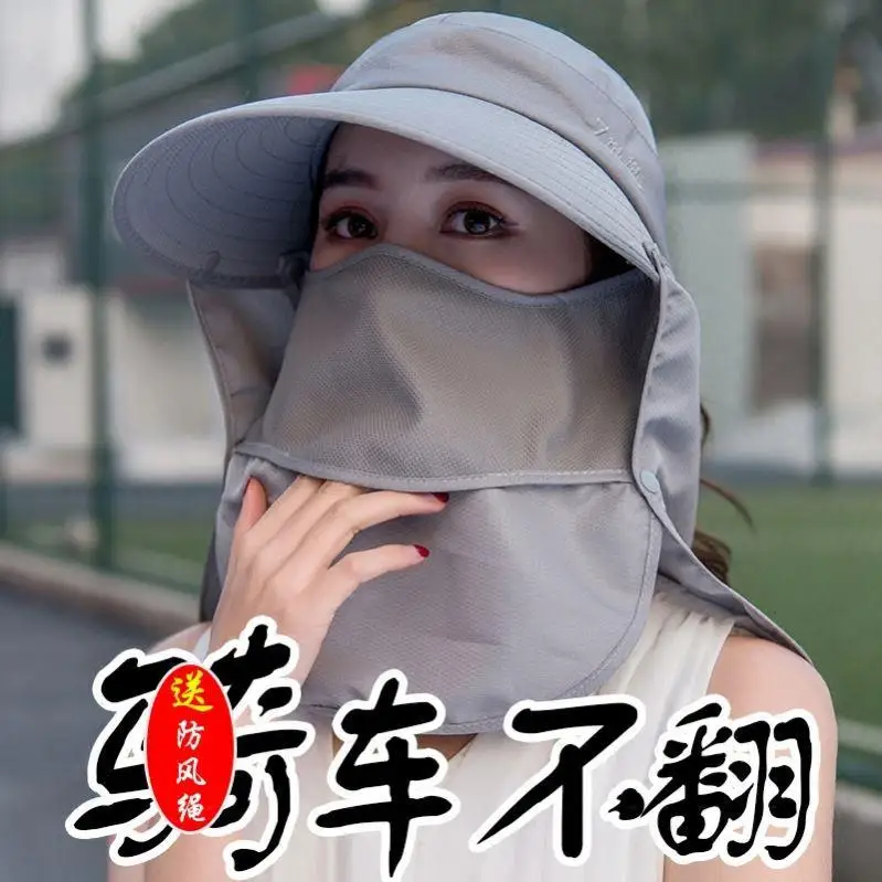 Шляпа для защиты от солнца женская летняя уличная шапка верховой езды Корейская