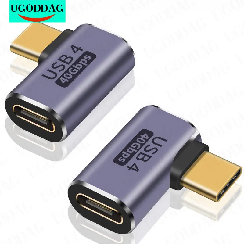 

Адаптер USB Type-C под прямым углом, 40 Гбит/с, 100 Вт