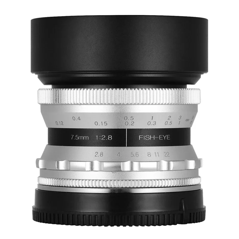 Объектив камеры APS-C Prime Lens 7 5 мм F2 8 для всех одиночных серий с креплением E Canon EOS-M Mout