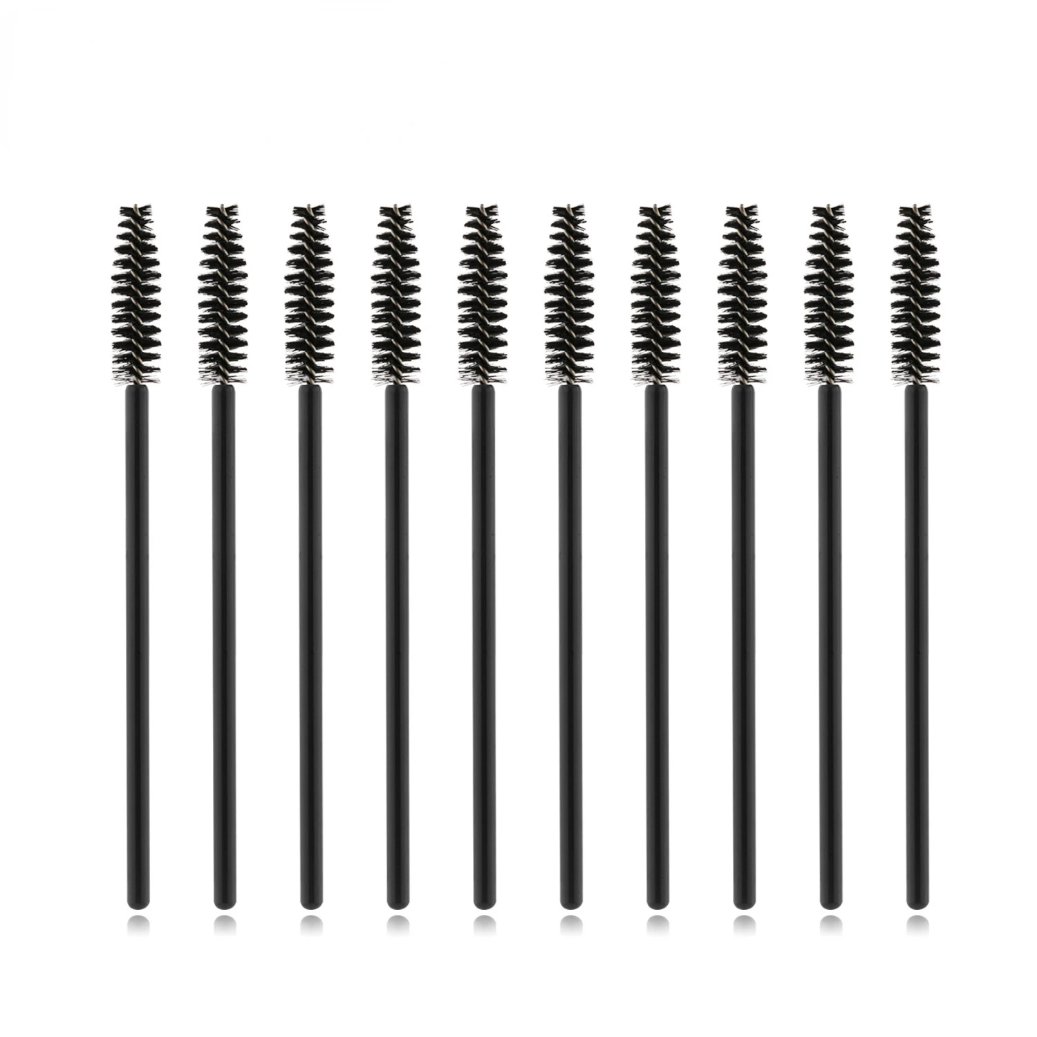 

50Pcs Disposable Micro Eyelash Comb Brush Spoolers Makeup Kit lash Extension Brushes Mascara Applicator Wand Lash Eyebrow Brush