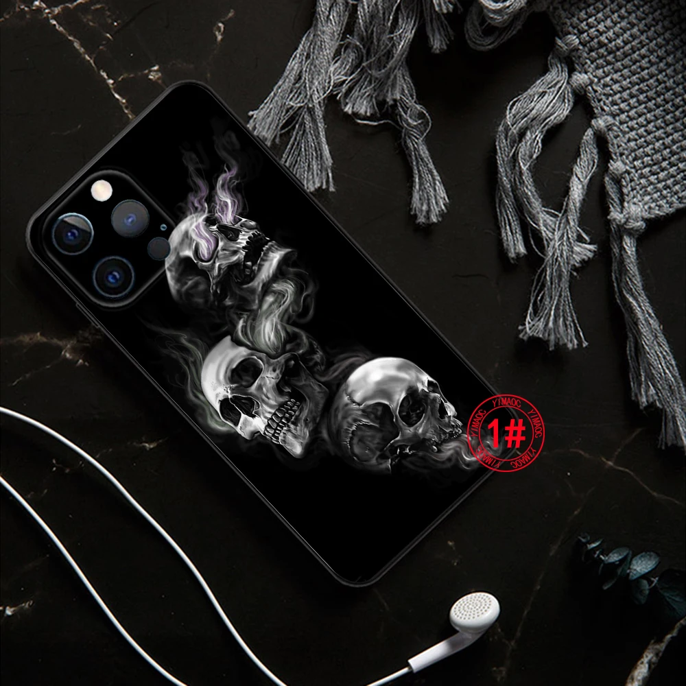 Мягкий чехол 2C Grim Reaper Skull Skeleton для Xiaomi Mi A1 A2 A3 9T Pro Poco F1 F2 F3 GT M2 M3 M4 M5 C40 X2 X3 NFC X4 pro