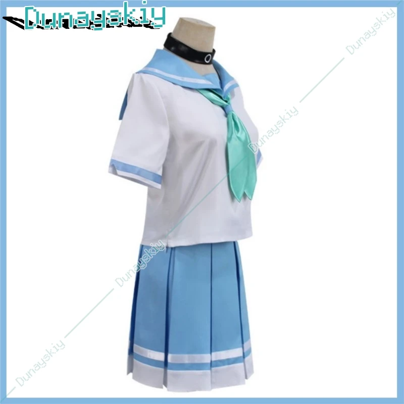 Аниме хибайк! Костюм для косплея Euphonium Liz Und Ein Blauer отогнутый касаки Nozomi Mizore
