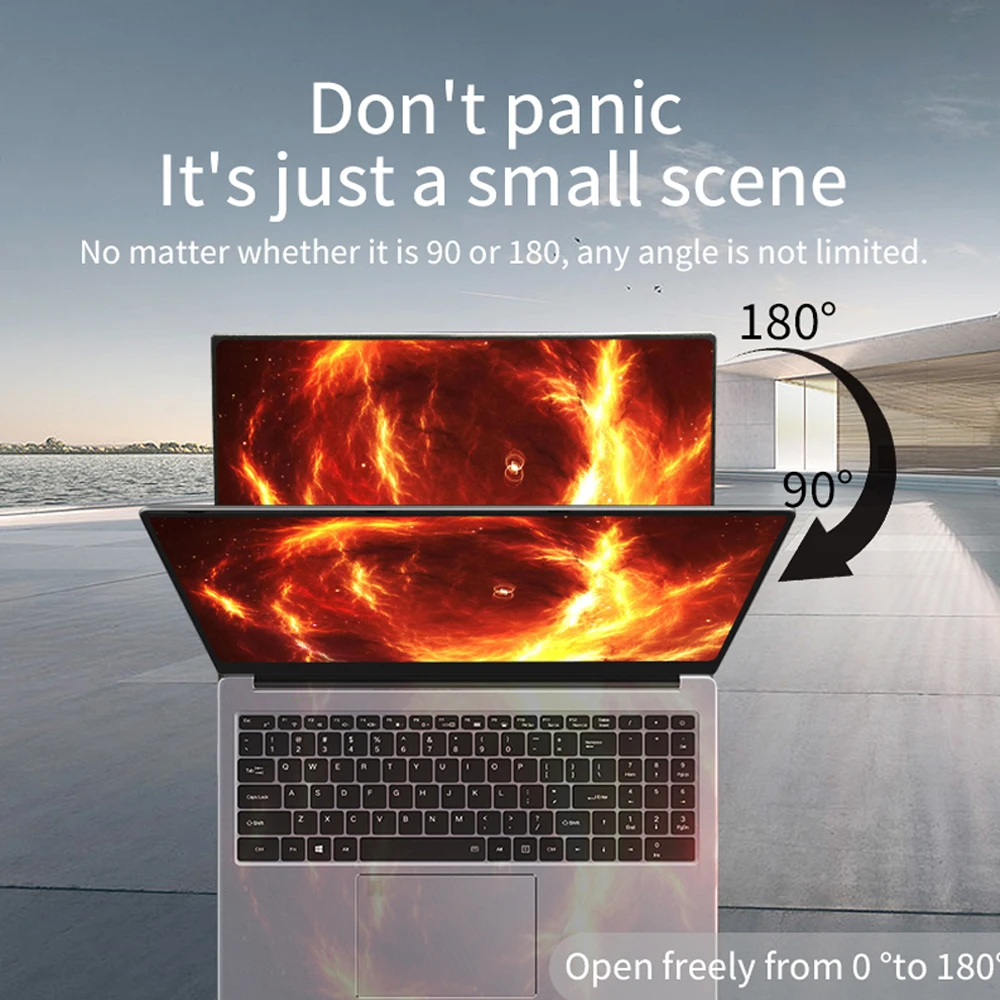 Новый 16-дюймовый ноутбук Intel N5105 32 ГБ ОЗУ 2 ТБ SSD DDR5 Windows 11 разблокировка отпечатков