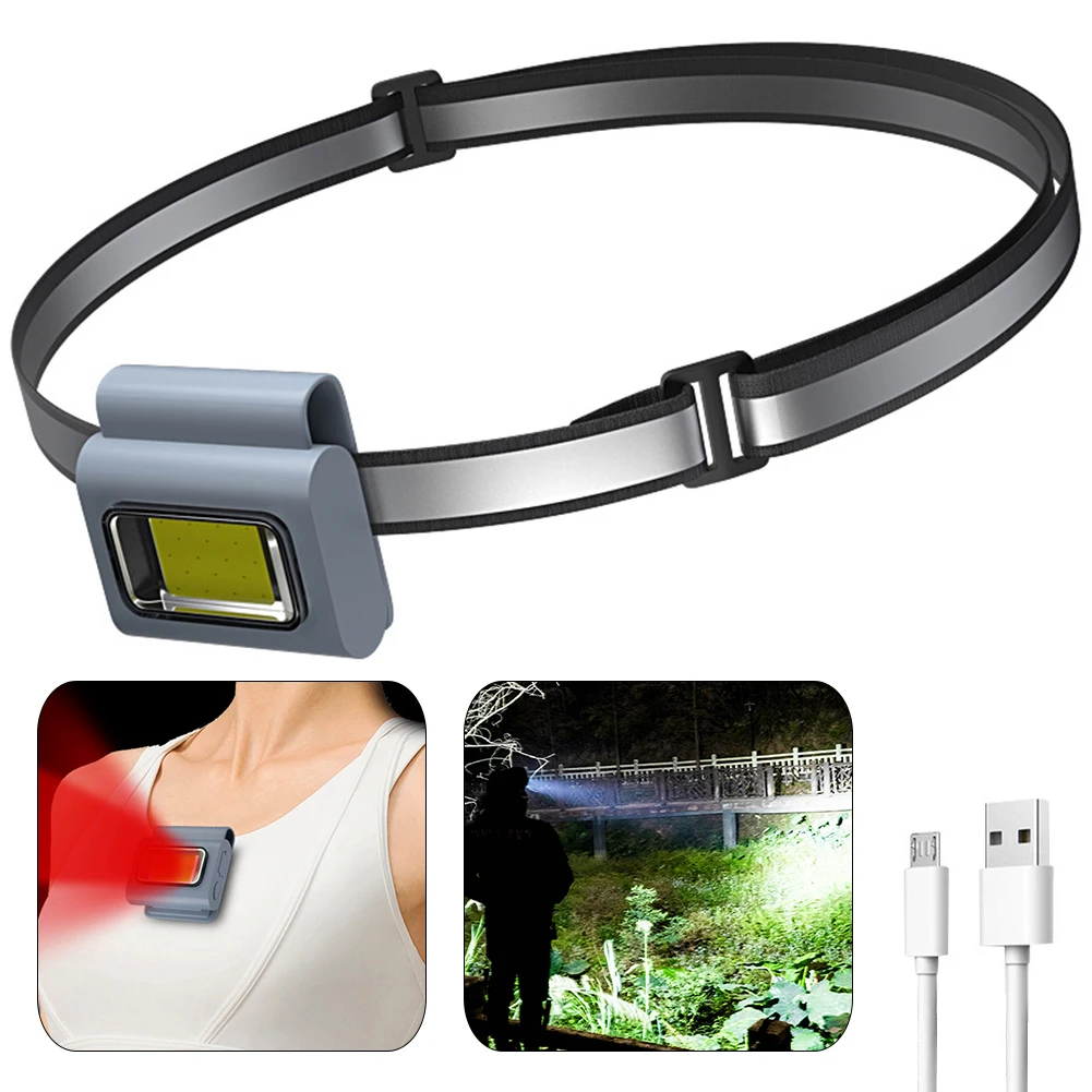 

COB-светодиодный налобный фонарь с 6 режимами работы