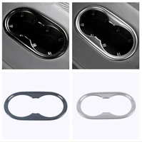 for audi a3 8y sedan sportback 2021 2022 stainless steel accessories water cup holder gear shift panel cover trim interior kit
