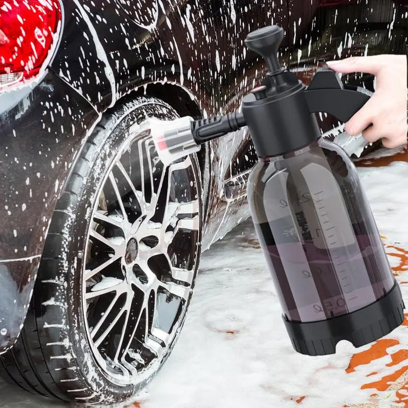 

Car Foam Cannon Automobile Wash Spray Bottle Automobile 2L Hand Pump Foam Sprayer Auto Multifunctional High Pressure Washer