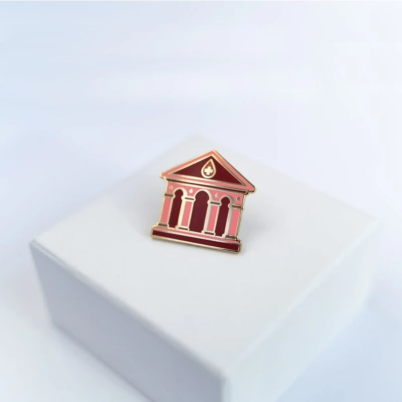 

Blood Bank Enamel Pin Delicate Medical Laboratory Technology Brooch for Blood Donor Lanyard Backpack Badge Gift
