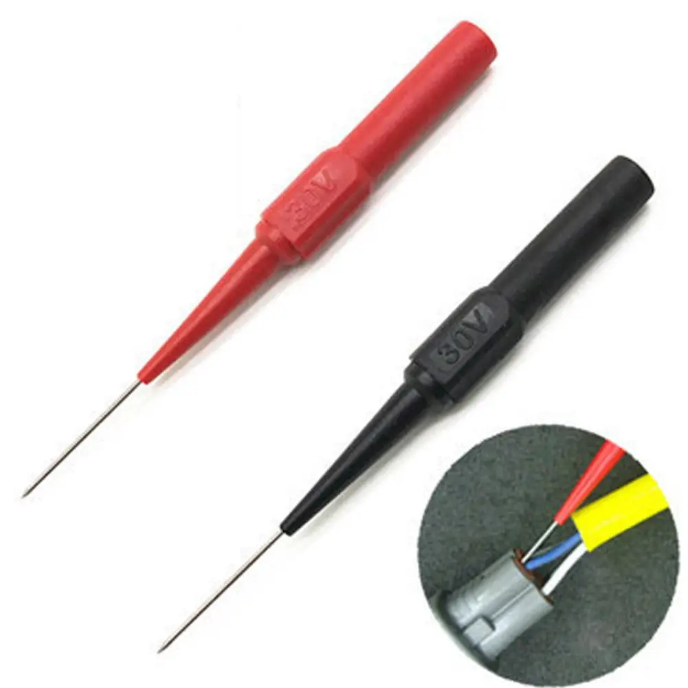 

1 Pair Car Tester Probe Needle Stainless Steel Test Needle Extra-fine Signal Probe