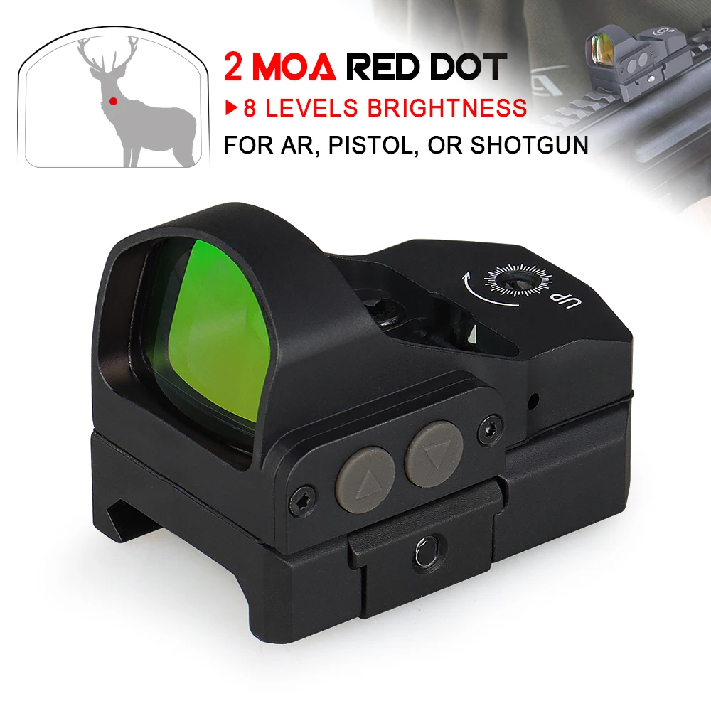 PPT Tactical hunting accessories airsoft sight red dot sight reflex sight shockproof Mini Red dot Sight GZ2-0135