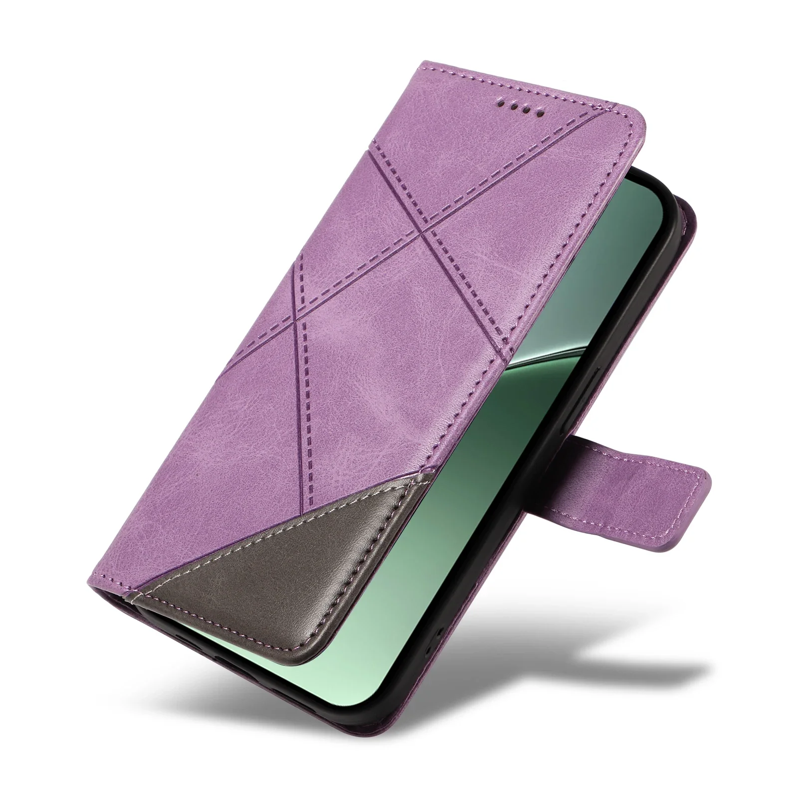 Классический лоскутный чехол-кошелек для телефона с отделениями карт Mi Xiaomi 15 Pro