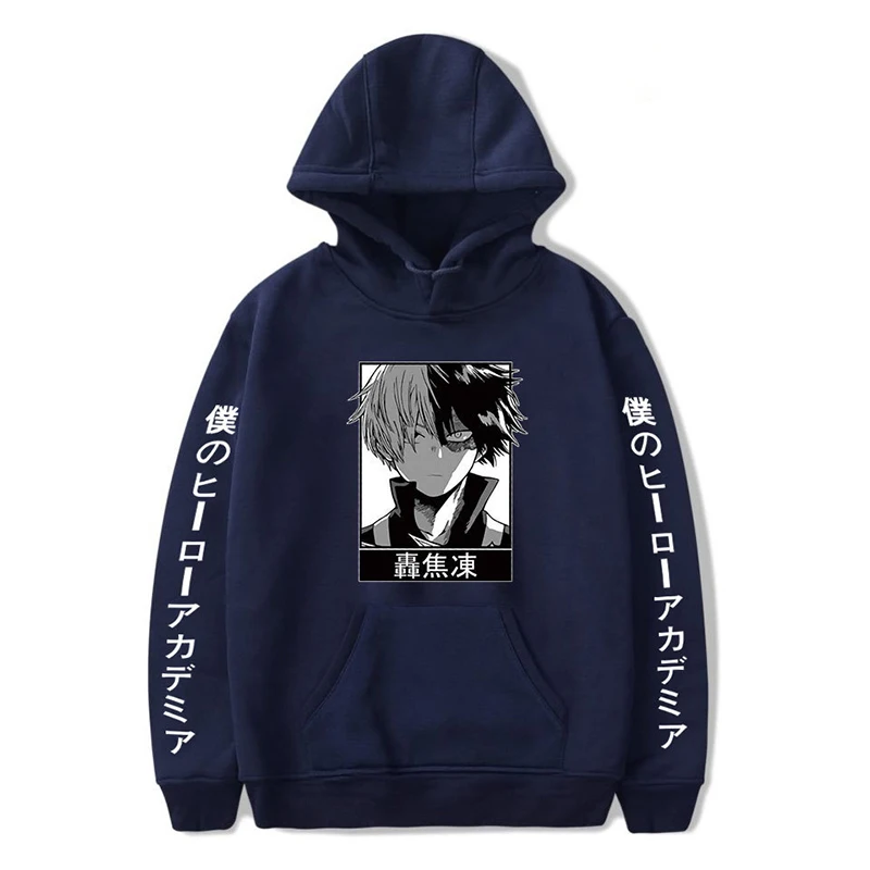 

Cosplay Hot Selling Japanese Anime My Hero Academia Print Hoodie Couple Streetwear Pullover Harajuku Hoodie Hip Hop Creative Spo
