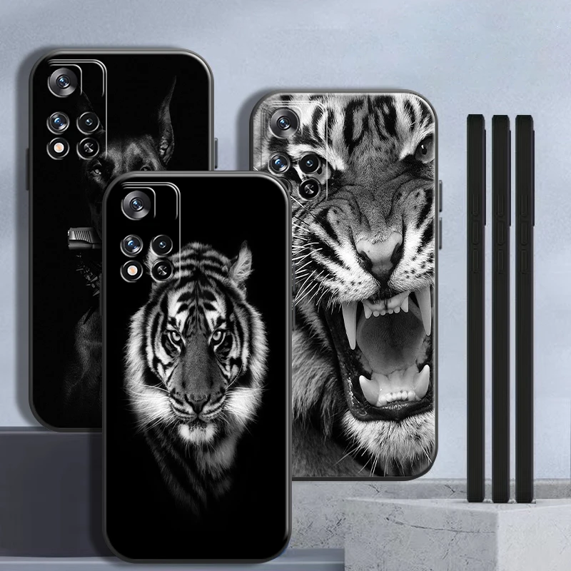 

Dog Cat Lion Tiger Wolf Eagle For Xiaomi Redmi Note 11 11T 11S 10 10S 10T 9 9S Pro 5G Redmi 10 9 9T 9A 9C Phone Case