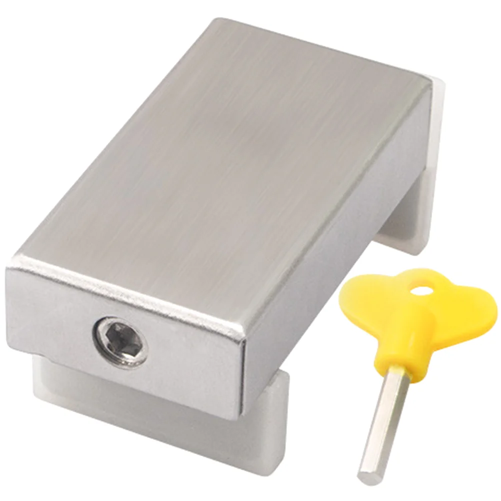 

1 Set Of Metal Household Stainless Steel With Key Useful Child Proof Window Locks Window Locks For Children