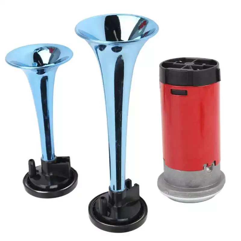 Enlarge Car Dual Trumpet 530/680Hz Air Horn Kit with Compressor for Yacht for SUV for Truck