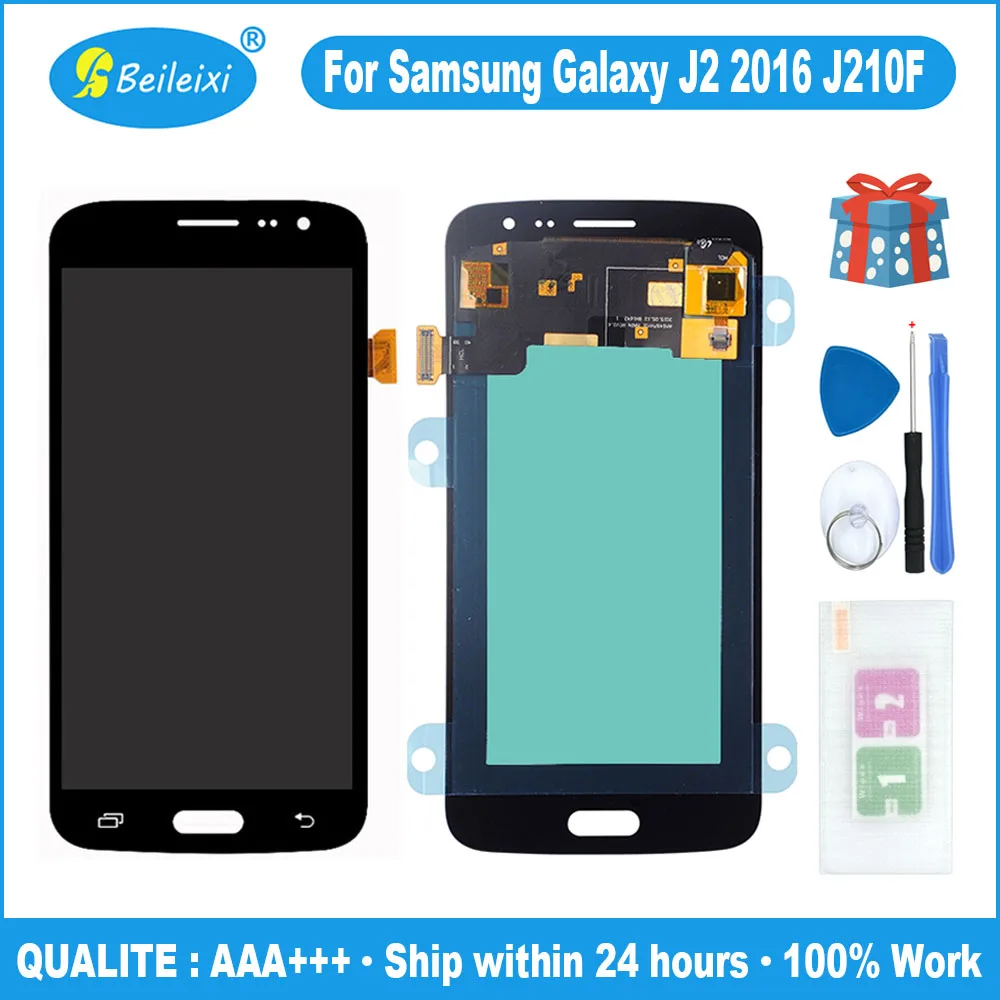 Сборка сенсорного экрана с ЖК-дисплеем для Samsung Galaxy J2 2016 J210F J210FN J210Y SM-J210M для замены.