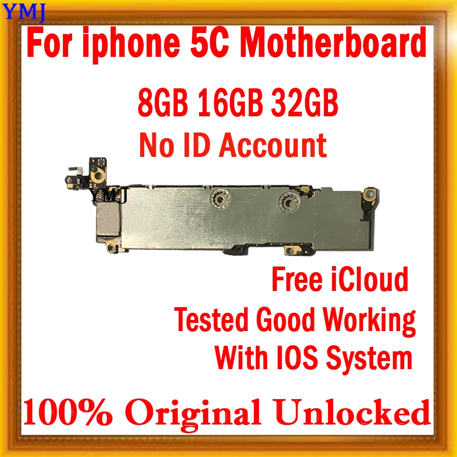 

Материнская плата для iPhone 5C, оригинальная разблокированная с системой IOS, 100% протестированная, 8 ГБ/16 ГБ/32 ГБ для iphone 5C, логическая плата с полными чипами