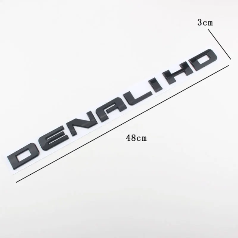 Фото DENALI HD буквенная эмблема автомобильные наклейки для Chevrolet GMC 2500HD 3500 11-18 модифицированные аксессуары логотип боковой двери декоративные наклейки №2