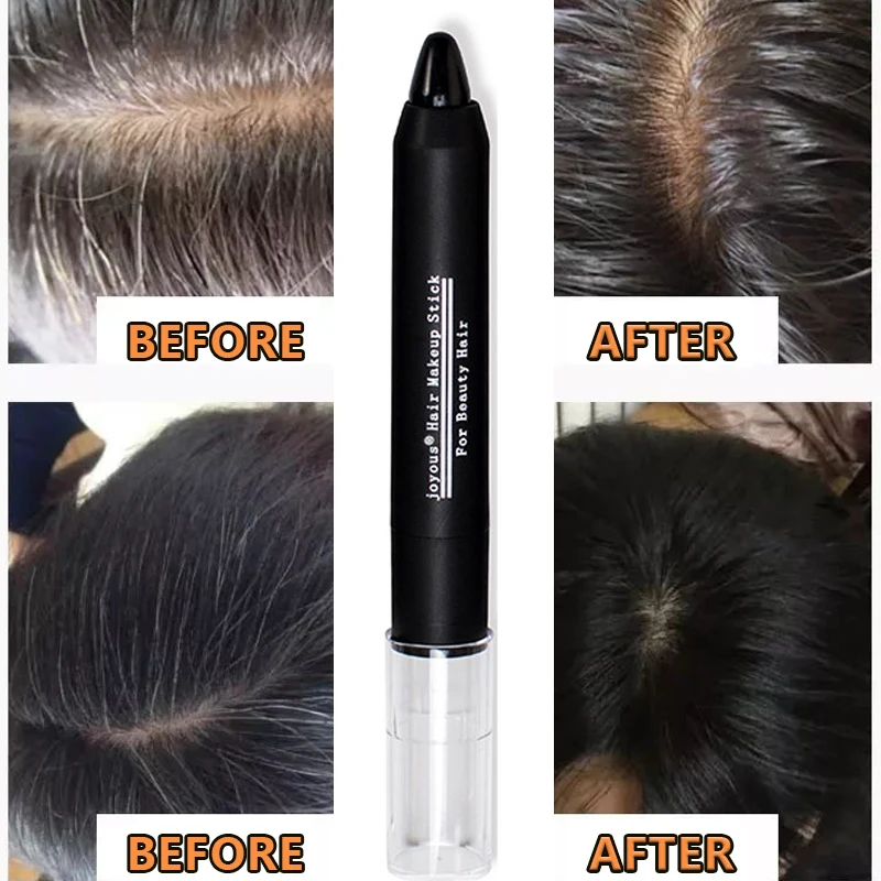 

Black Brown One-Time Hair Dye Pen Instant Gray Root Coverage Hair Color Cream Stick Pen Fast Temporary 3.5g Cover Up White Hair