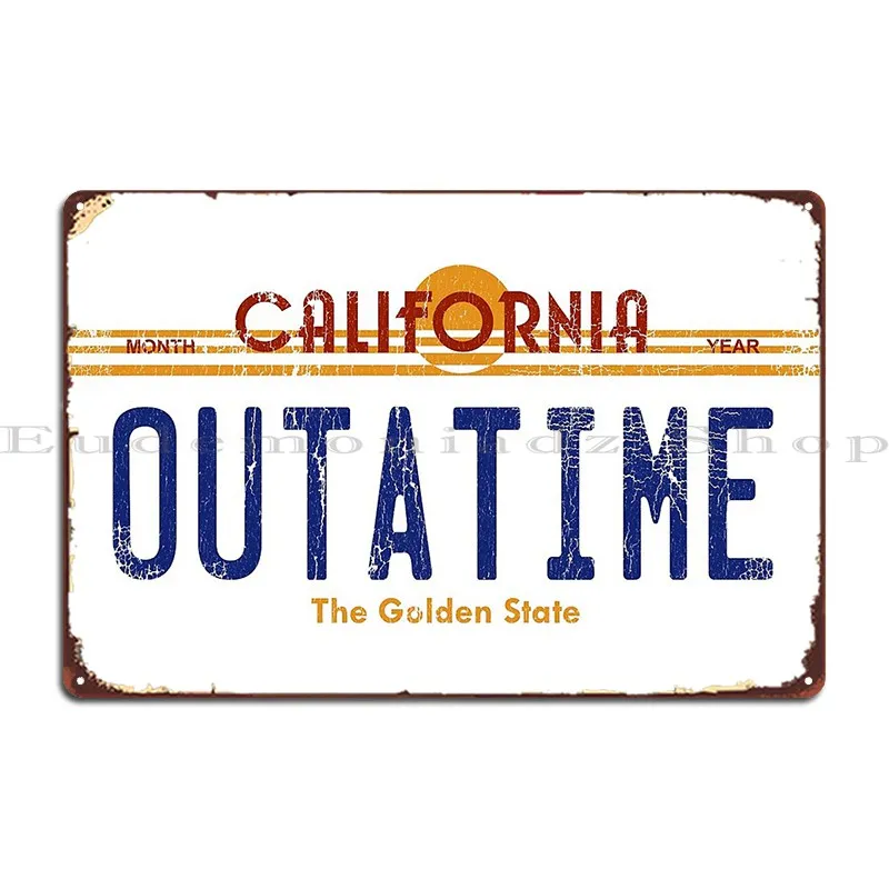

Металлический знак Outatime