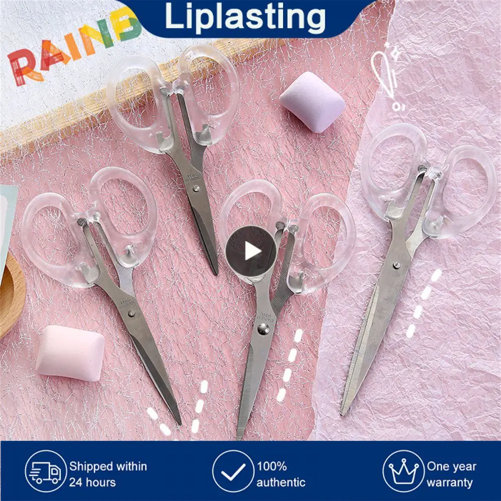 

Sharp Hand Scissors Plastic Small Scissors Durable Multifunctional Stationery Scissor Stainless Steel Scissors Simple Portable