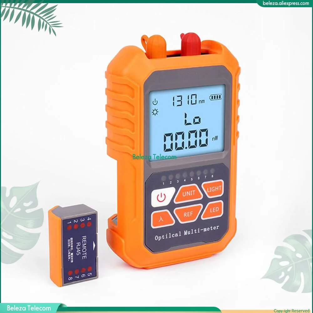 Высокоточный 3 в 1 оптический измеритель мощности Красный лазер 3-в-1 миниатюрный