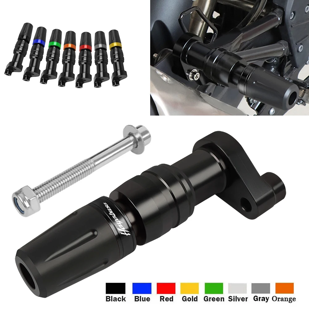 

For SUZUKI GSXR600 750 1000 K1-K9 GSX1300 Hayabusa GSX-R1300 GSX1300R Universal Crash Pads Exhaust Sliders Crash Frame Protector