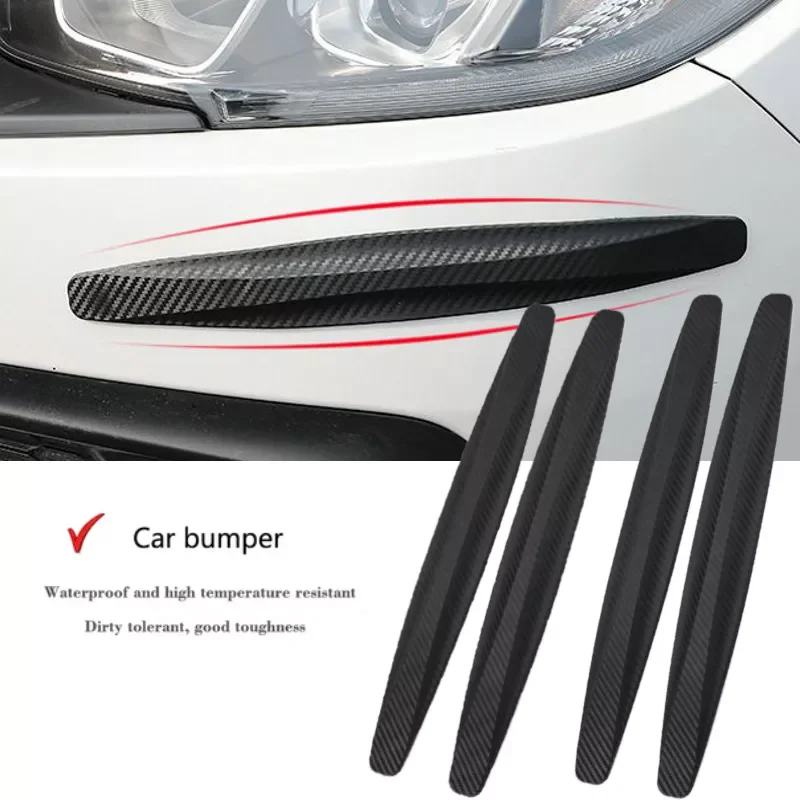 

Car Anti-Scratch Strips for Front Rear Bumper Protector Corner Guard Bumper Decal Carbon Body Protector Car Molding Styling