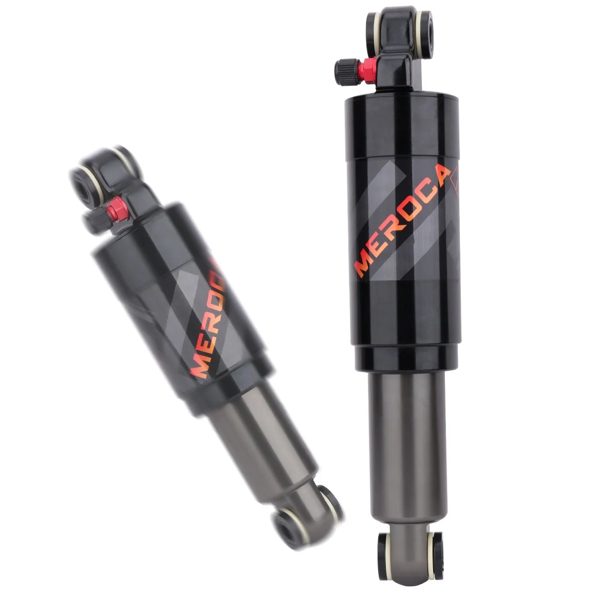 MTB Air Rear Shock Rebound 125/150/165/190/200mm Mountain Bike Scooter Shock Absorber Adjustable Damping Air Pressure Soft Tail
