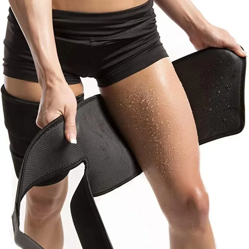 Утягивающий корректирующий Пояс для ног сауны и пота триммеры бедер утягивающий
