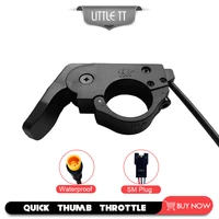 electric bicycle ebike left right universal thumb throttle speed control 24 72v quick release throttle cycling parts bicicleta