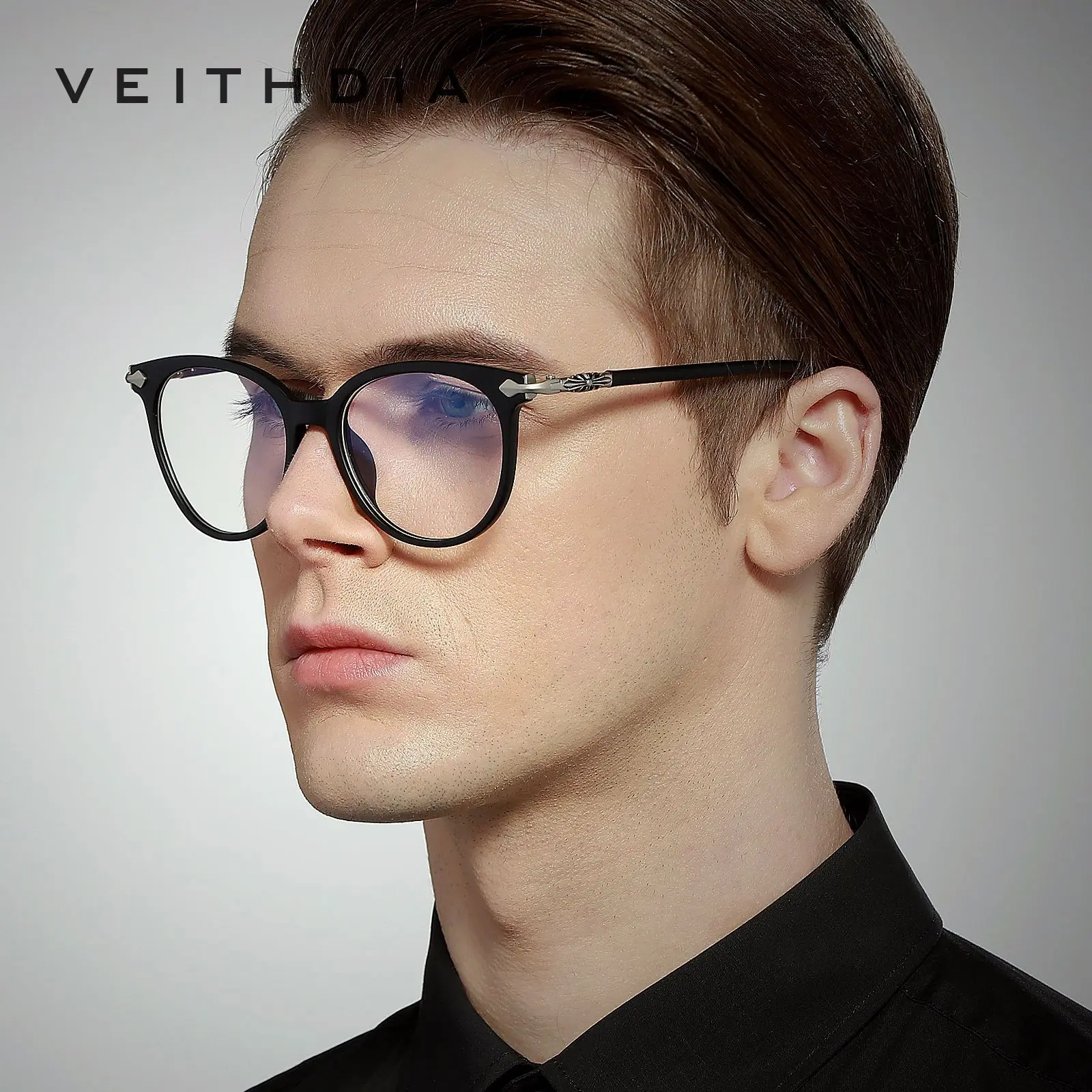 

Солнцезащитные очки VEITHDIA TR90 для мужчин и женщин UV-400, винтажные брендовые компьютерные очки с поляризационными стеклами