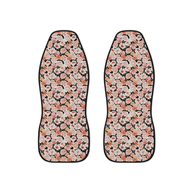 

Pink Flowers Car Seat Cover