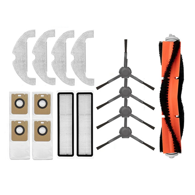 

Vacuum Cleaner Kit Main Brush Side Brush Hepa Filter Mop Dust Bag For Xiaomi Dreame Bot D10 Plus RLS3D