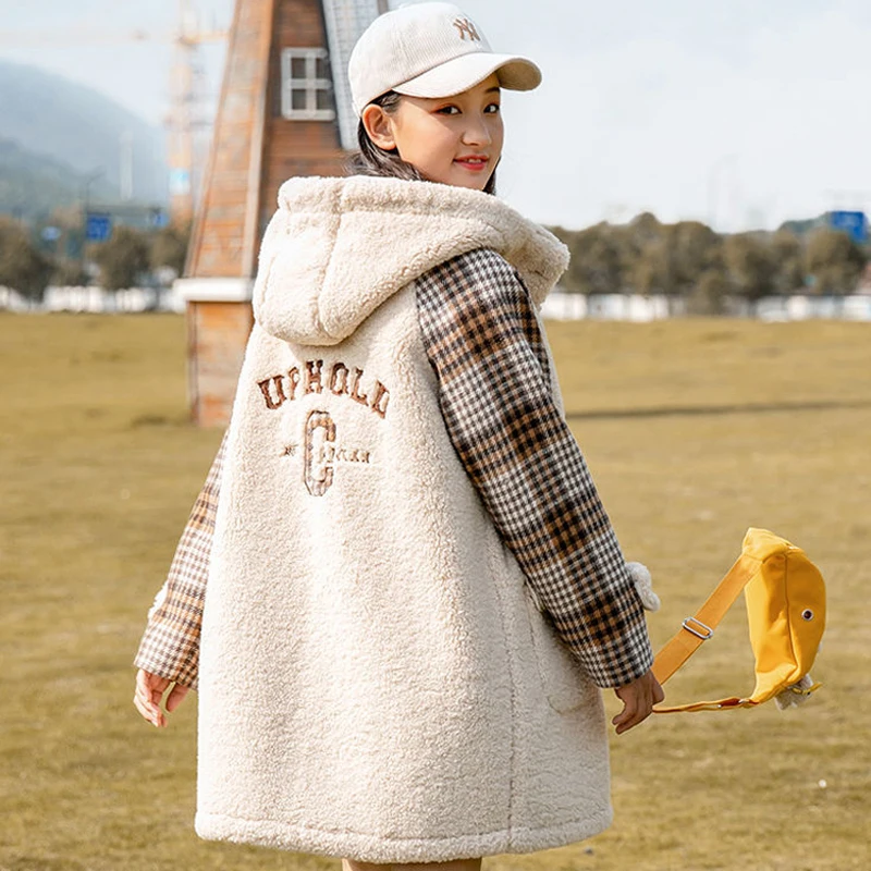 Winter Warm Fur Long Coats Women Loose Casual Elegant Wool Coats Solid Lady Jacket Korea Fashion Long Sleeves Over Wear New 2022