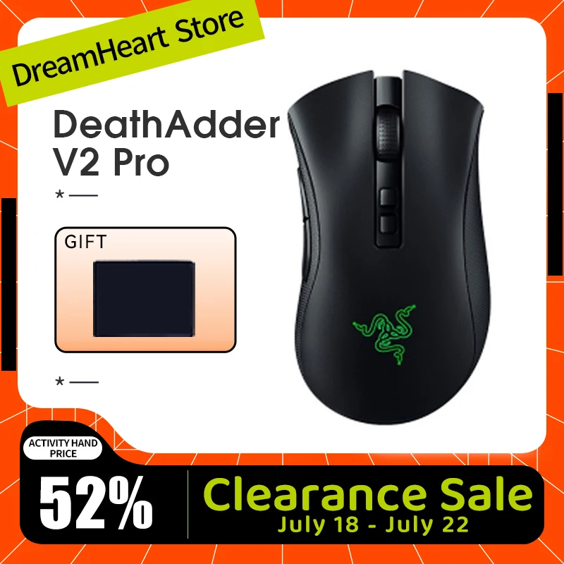 Оригинальная новая Беспроводная игровая мышь DeathAdder V2 Pro 20000DPI 2 4 ГГц с