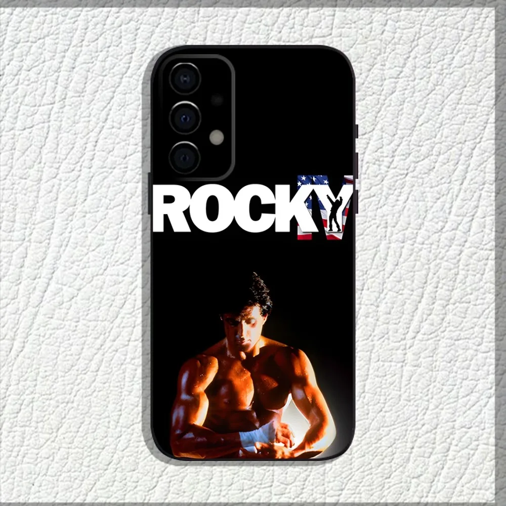 R-RockyS B-Balboa Phone Case For Samsung Galaxy A13 A21s A22 A31 A32 A52 A53 A71 A80 A91 Soft Black Shell