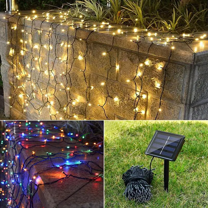 

50/100 LED Solar Power String Light Christmas Fairy Lights Waterproof Outdoor Garden Xmas Tree Decor Lamp
