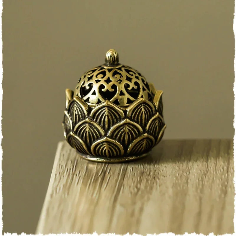 1 шт. декоративная курильница в стиле ретро медь маленький держатель для