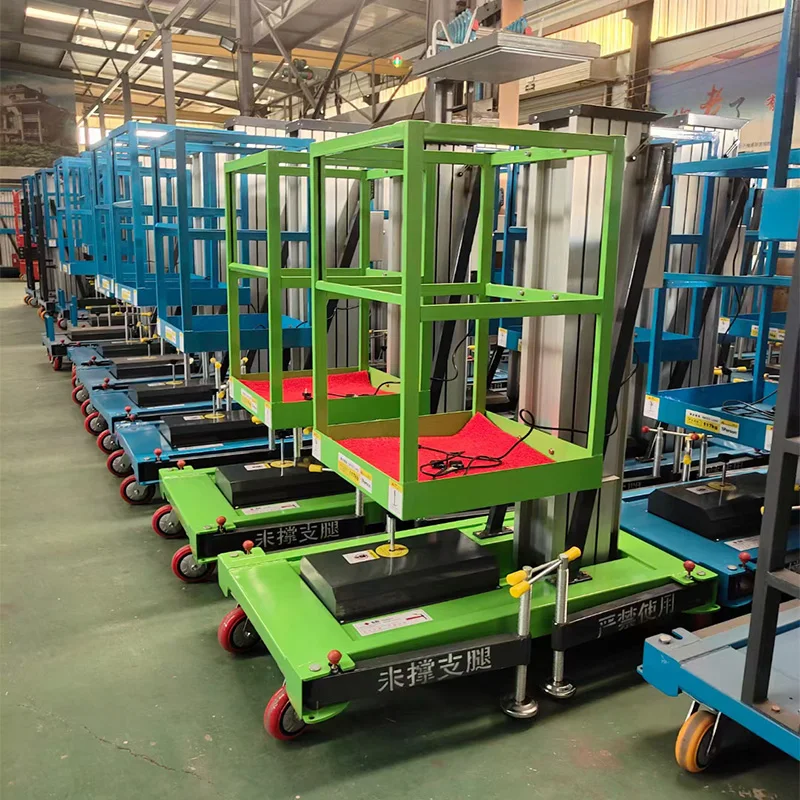 Фото Подъемник Eterlift с вертикальным подъемом от 4 до 16 метров, одномерная мачта, грузоподъемность 120-200 кг, гидравлический, для работы одного оператора. №5