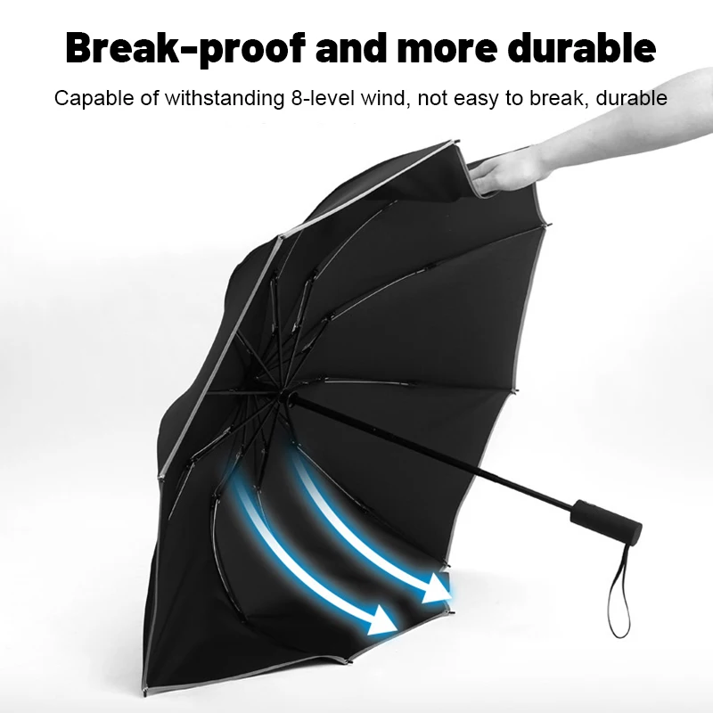 Windproof Double Layer Resistant Umbrella Fully Automatic Rain Men Women Luxury Business Male Large Umbrellas Parasol