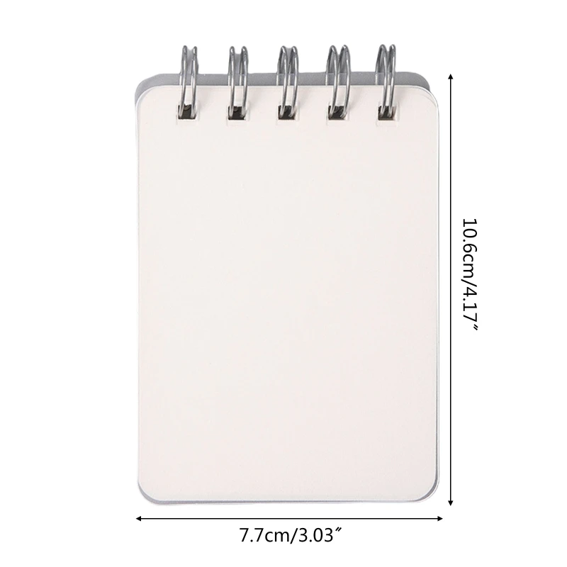 Frosted Mini Spiral Notebook Line / Grid Blank Dotting Note Pad 4.17x3.03 Inch Memo Notepad for Home Office Travel |